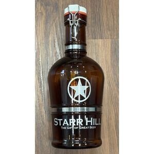Starr Hill Brewery 2 Liter Glass Growler Metal Handle Swing Top